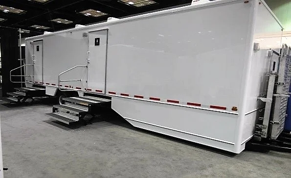 10 Stall Handicap Accessible Restroom Trailer Exterior