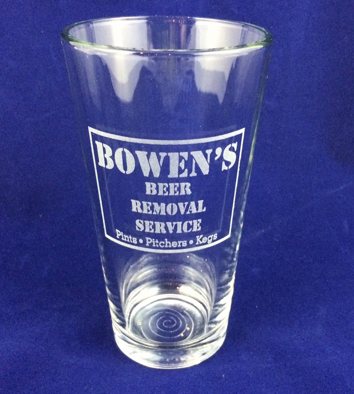 Etched Pint Glasses