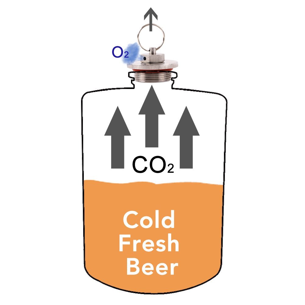 Laser engraved mini keg growler