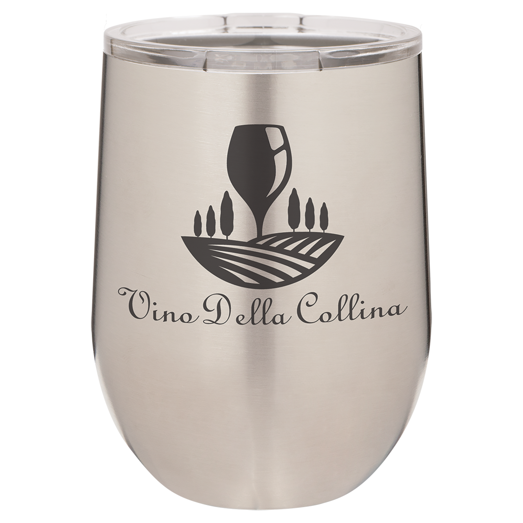 laser engraved insulated wine tumbler