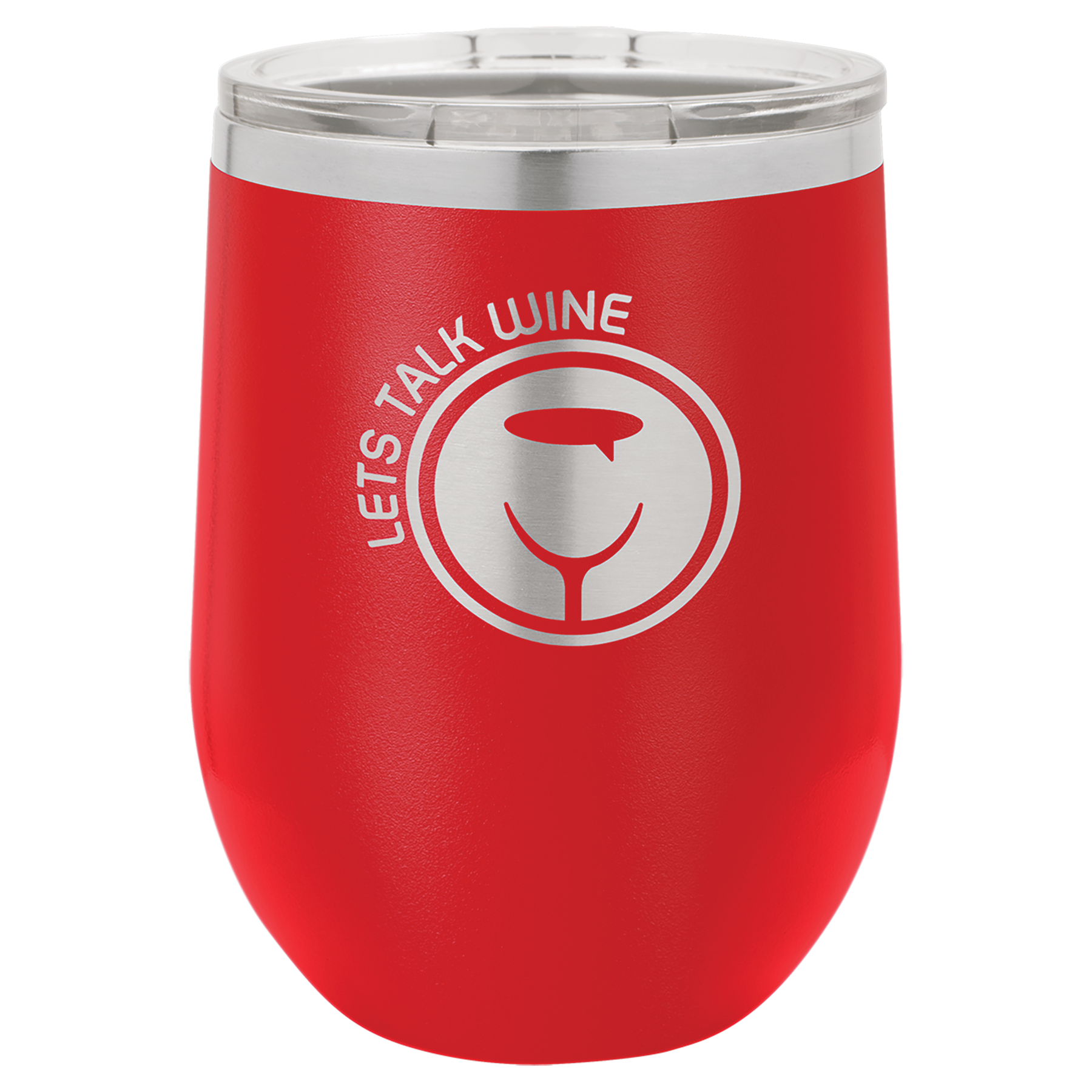 laser engraved insulated wine tumbler