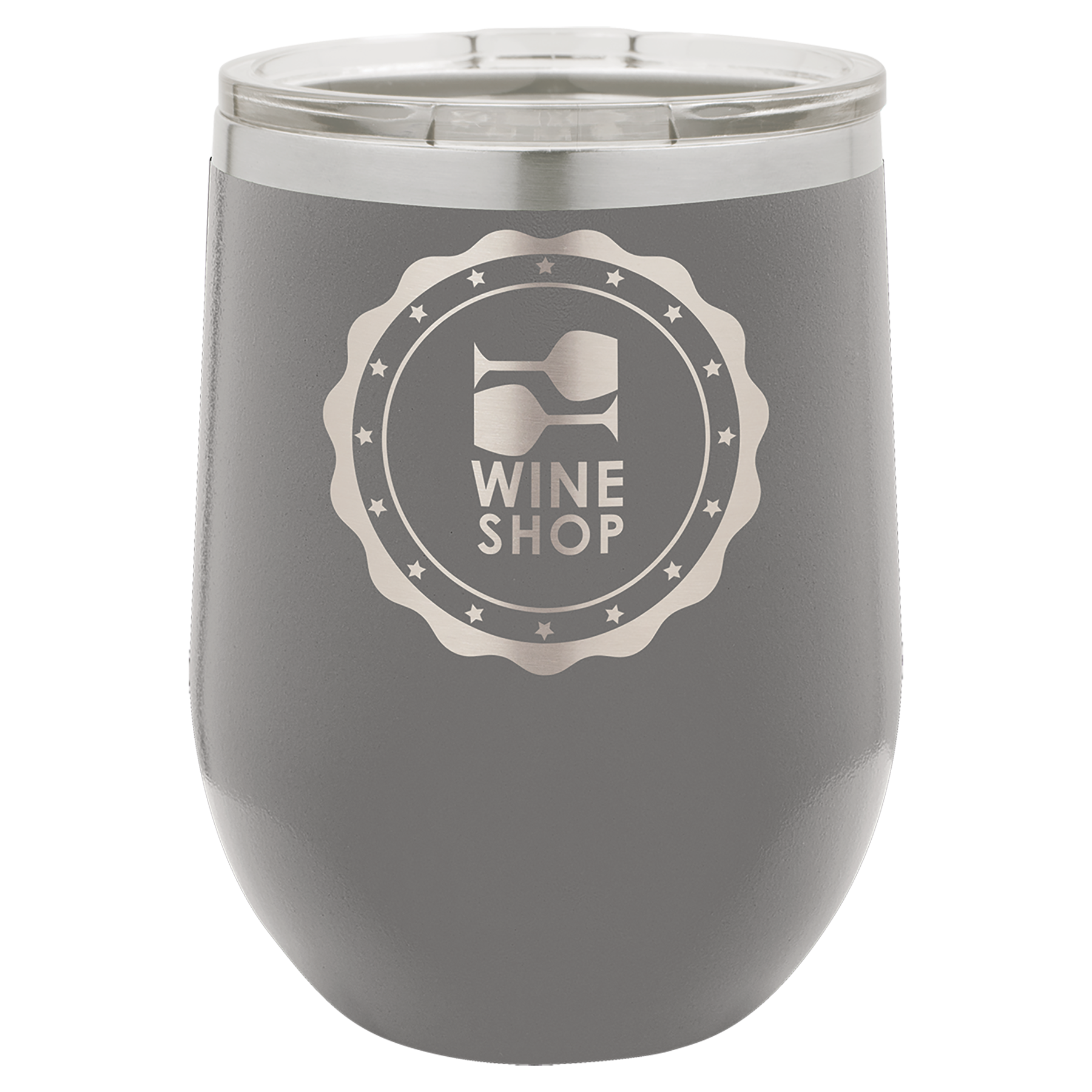 laser engraved insulated wine tumbler