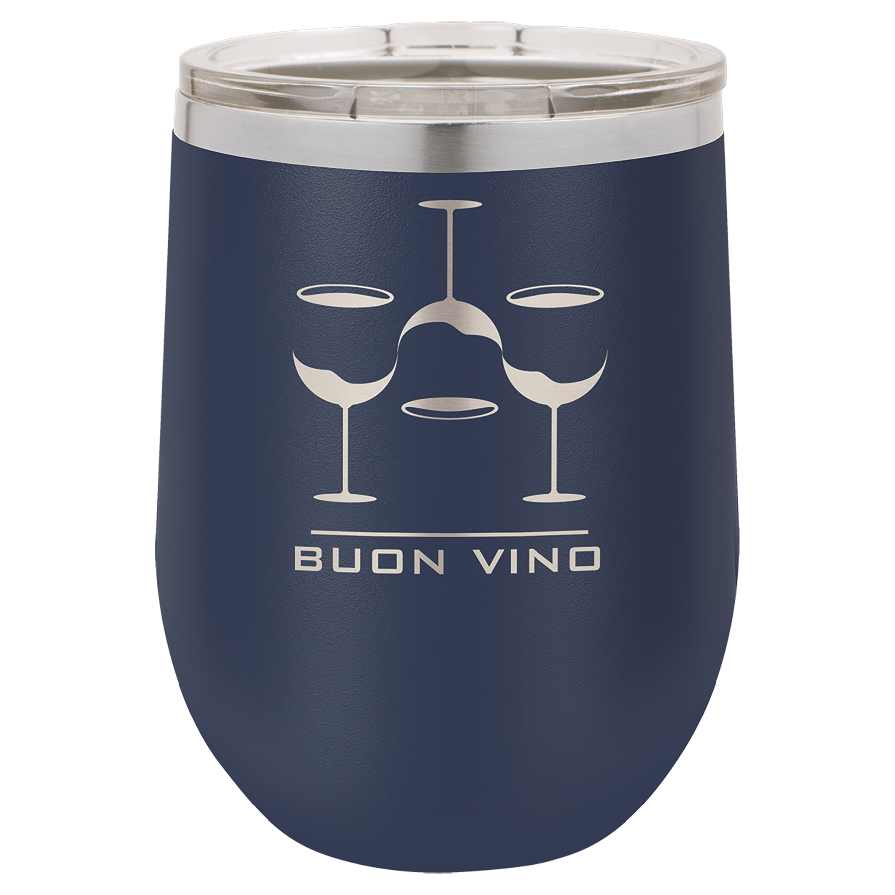 laser engraved insulated wine tumbler
