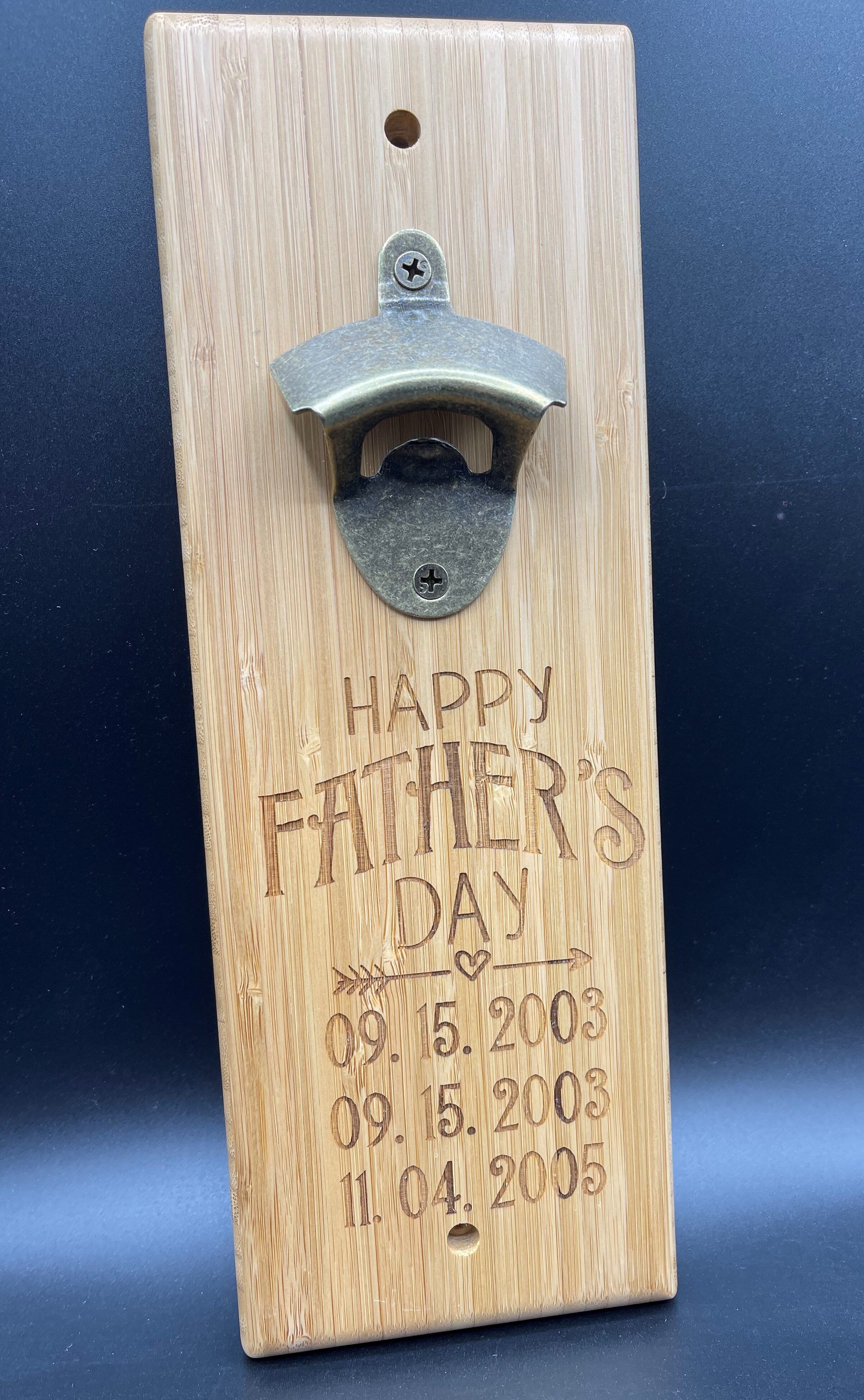 Personalized Wall Mount Bottle Opener Magnetic, Wall Bottle Opener Magnet,  Engraved Wall Mounted Bottle Opener With Magnet, Beer Gift 