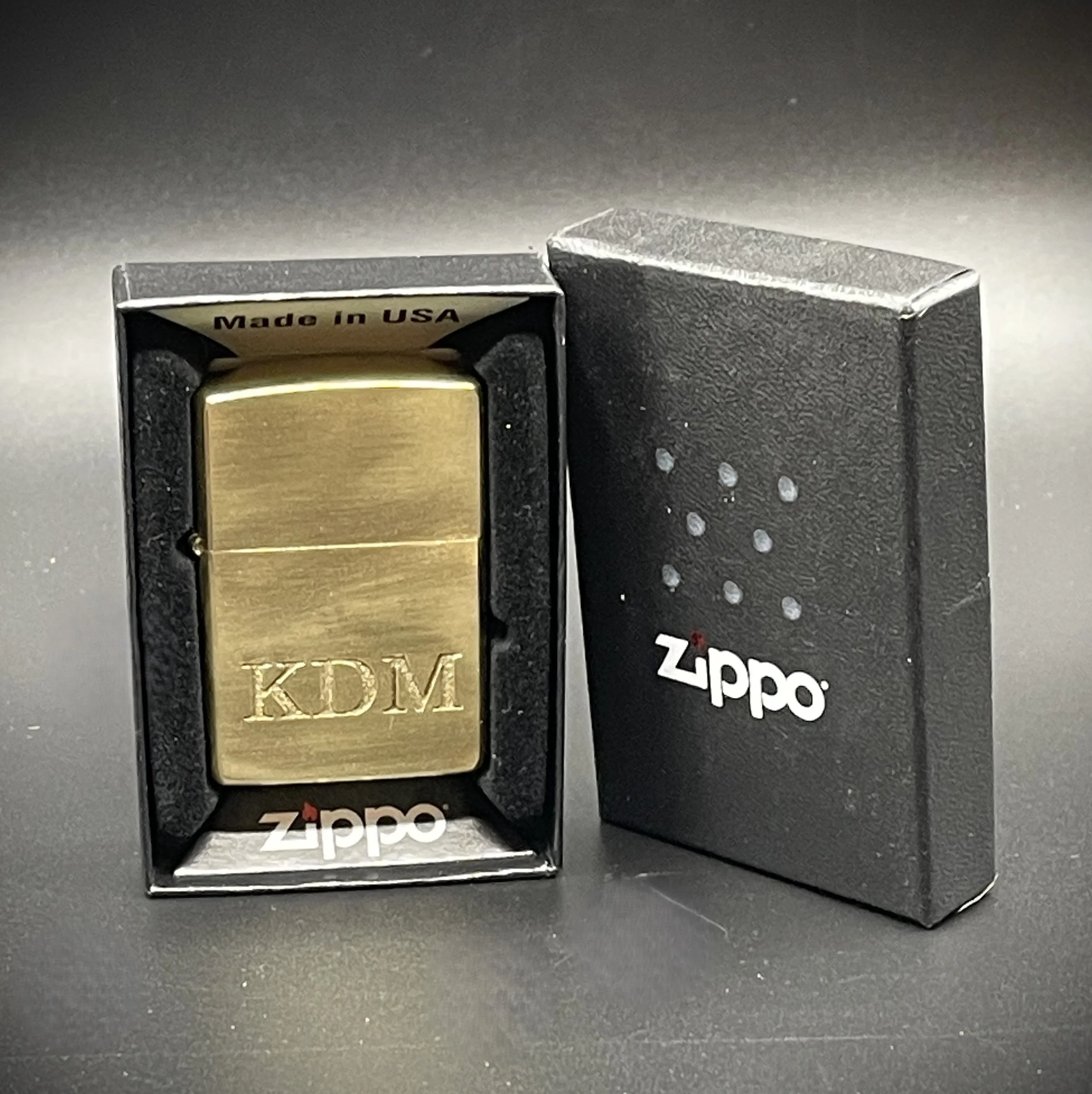 Engraved Zippo Lighter