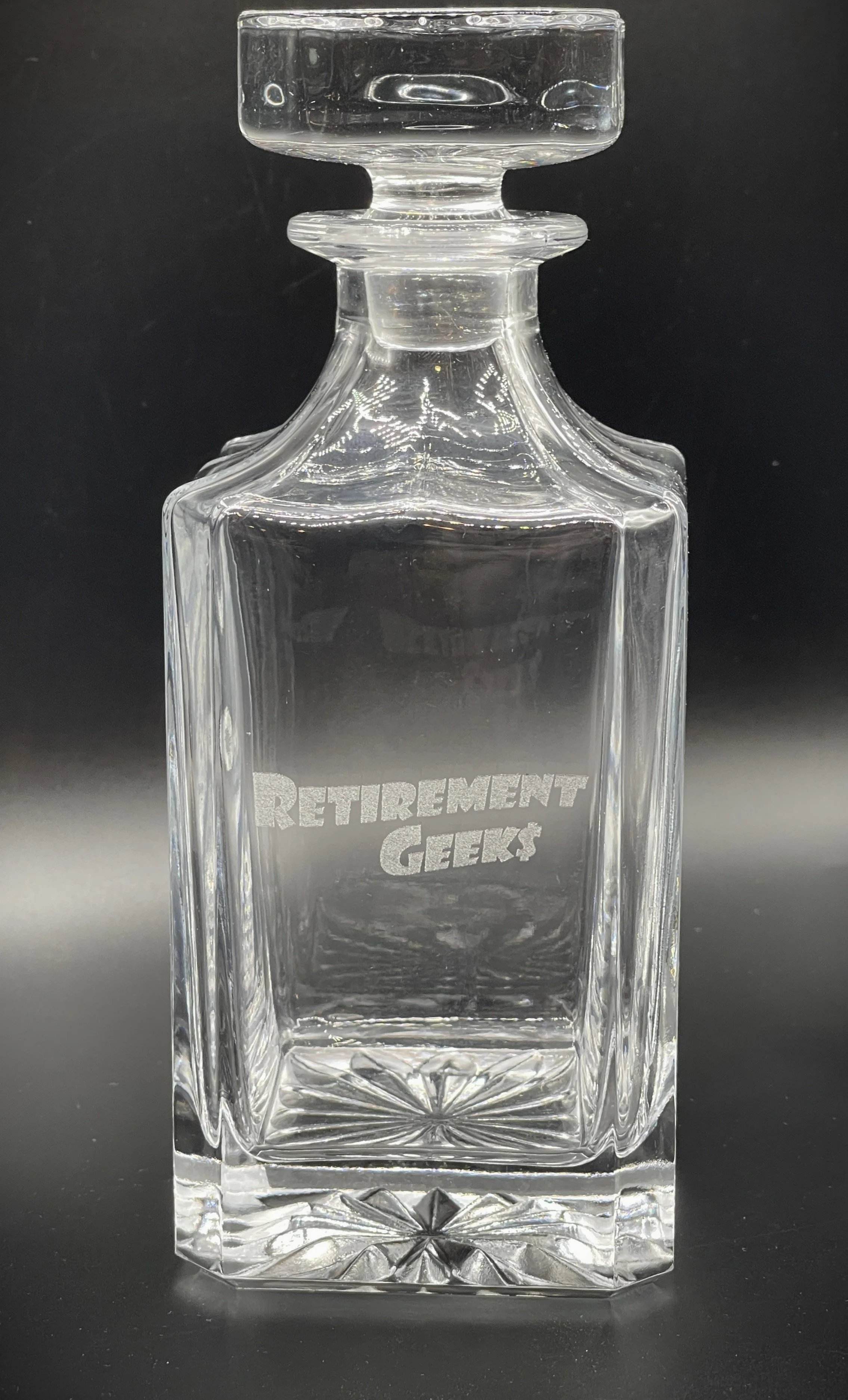 750ml Square Glass Decanter Set