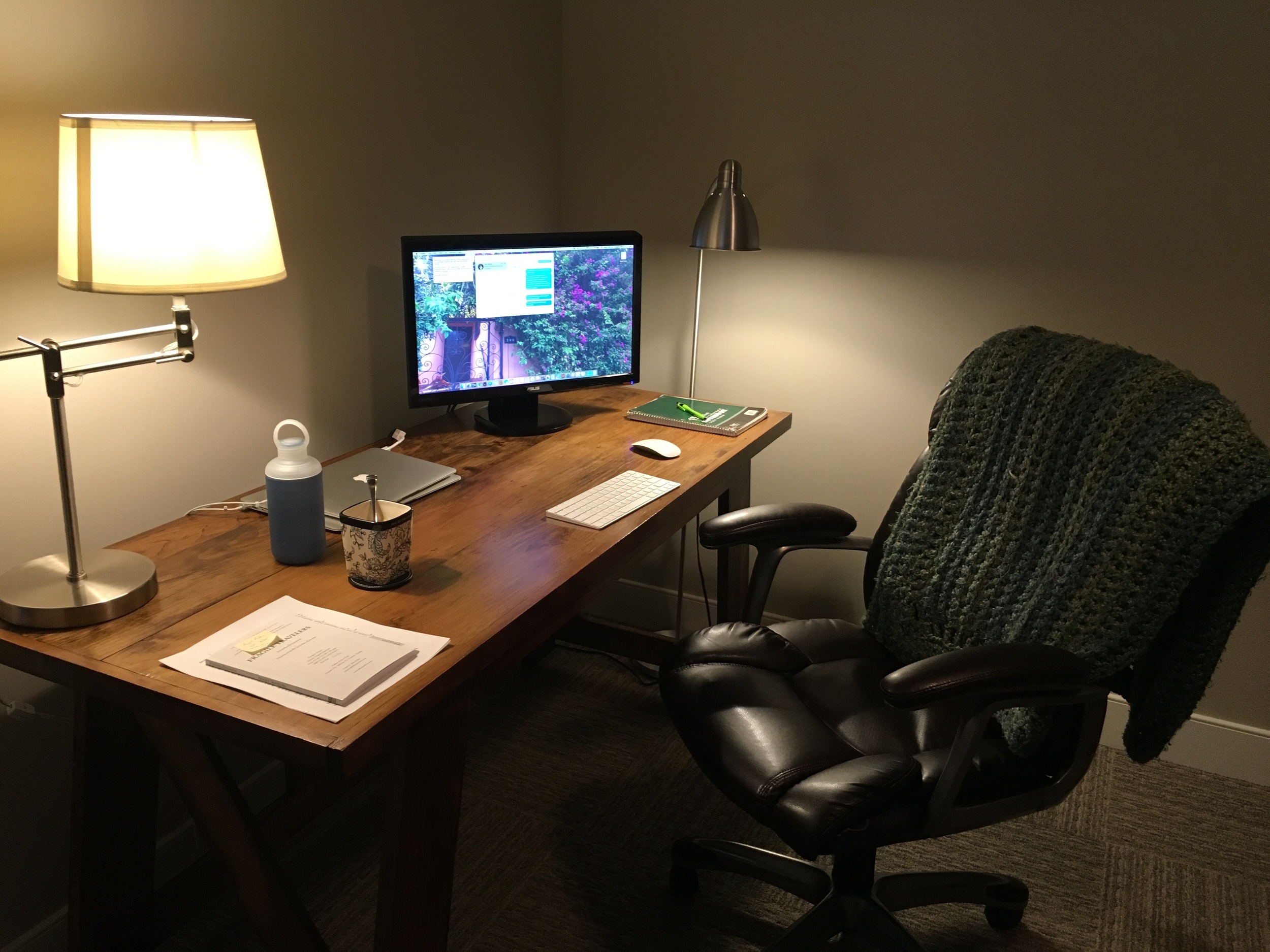 New office digs/guest bedroom.