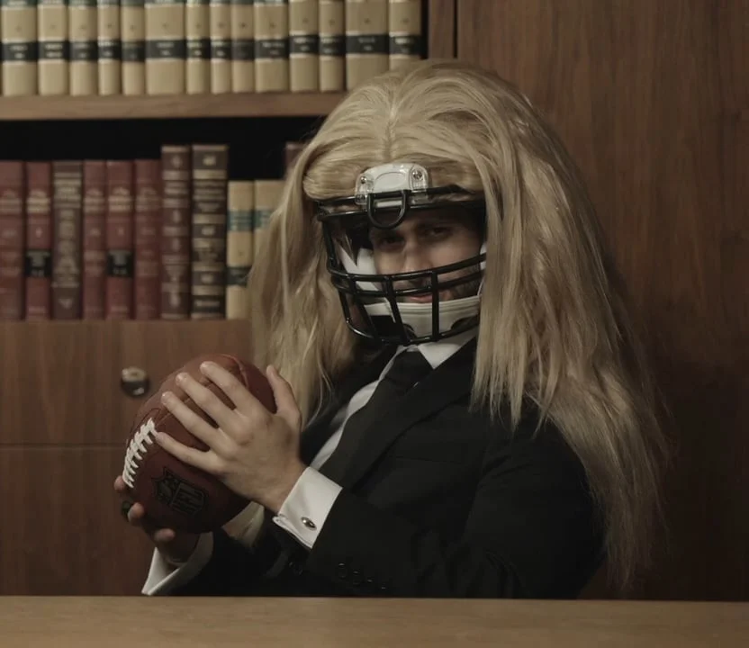 The Old Spice Hair Helmet