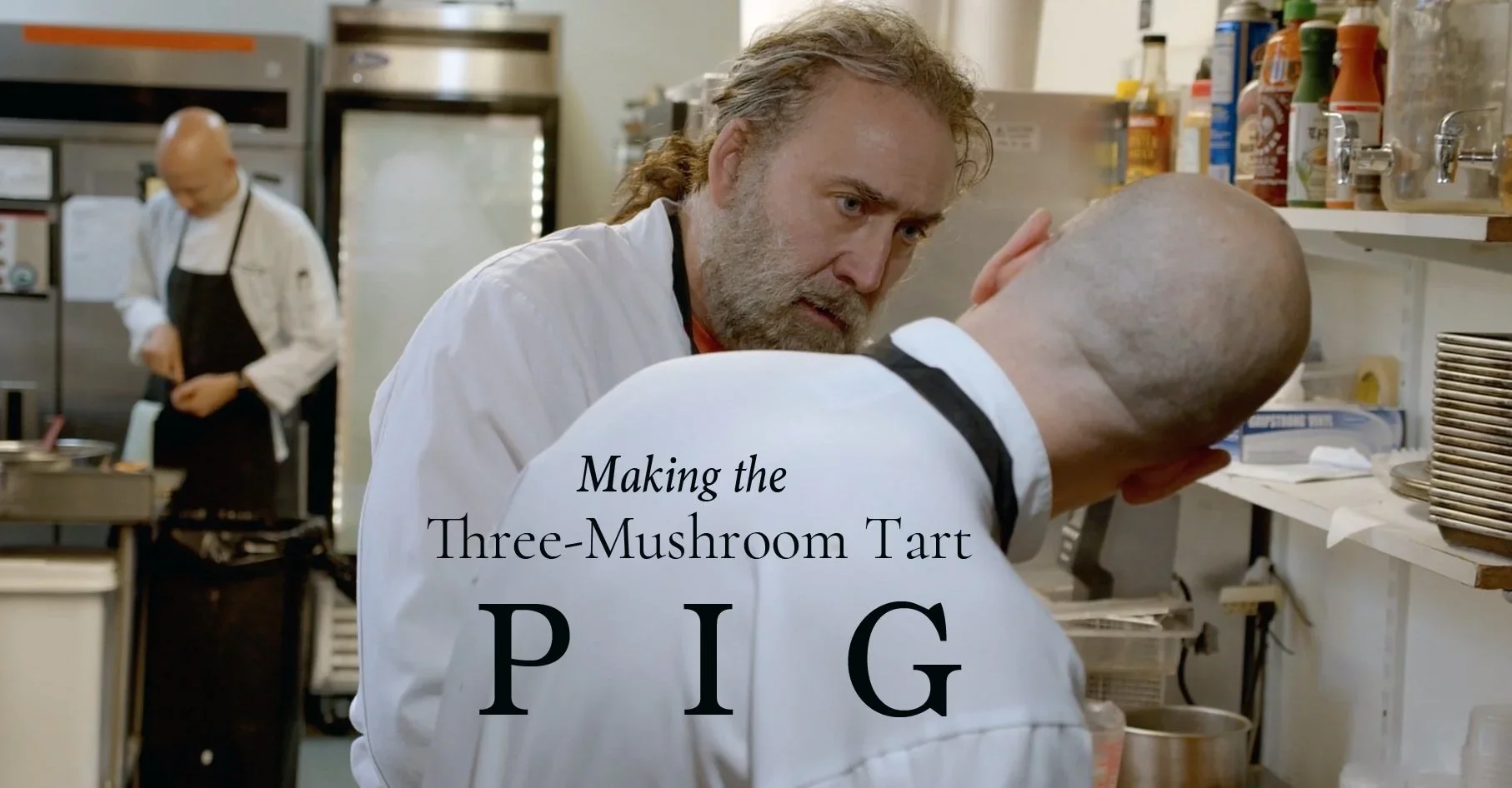 PIG (Making the Three-Mushroom Tart)