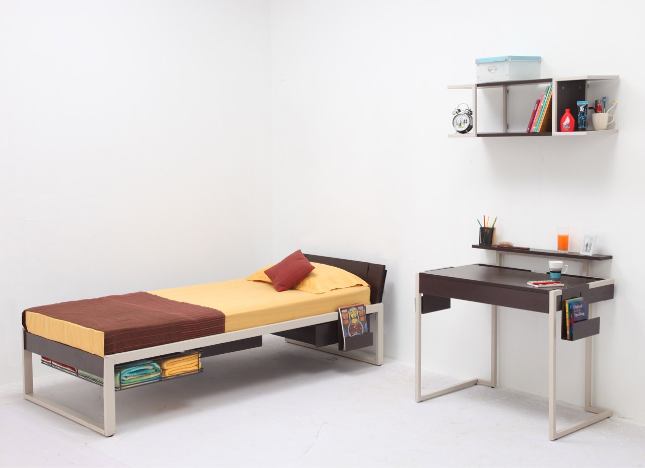 Metal study table godrej deals