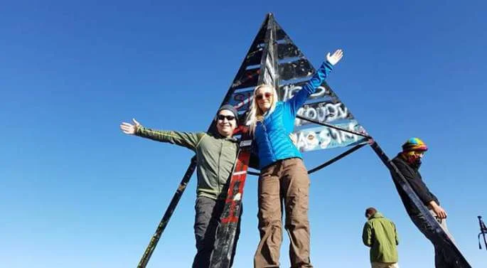 And we spent our 3rd weekend as a couple on top of Mount Toubkal!