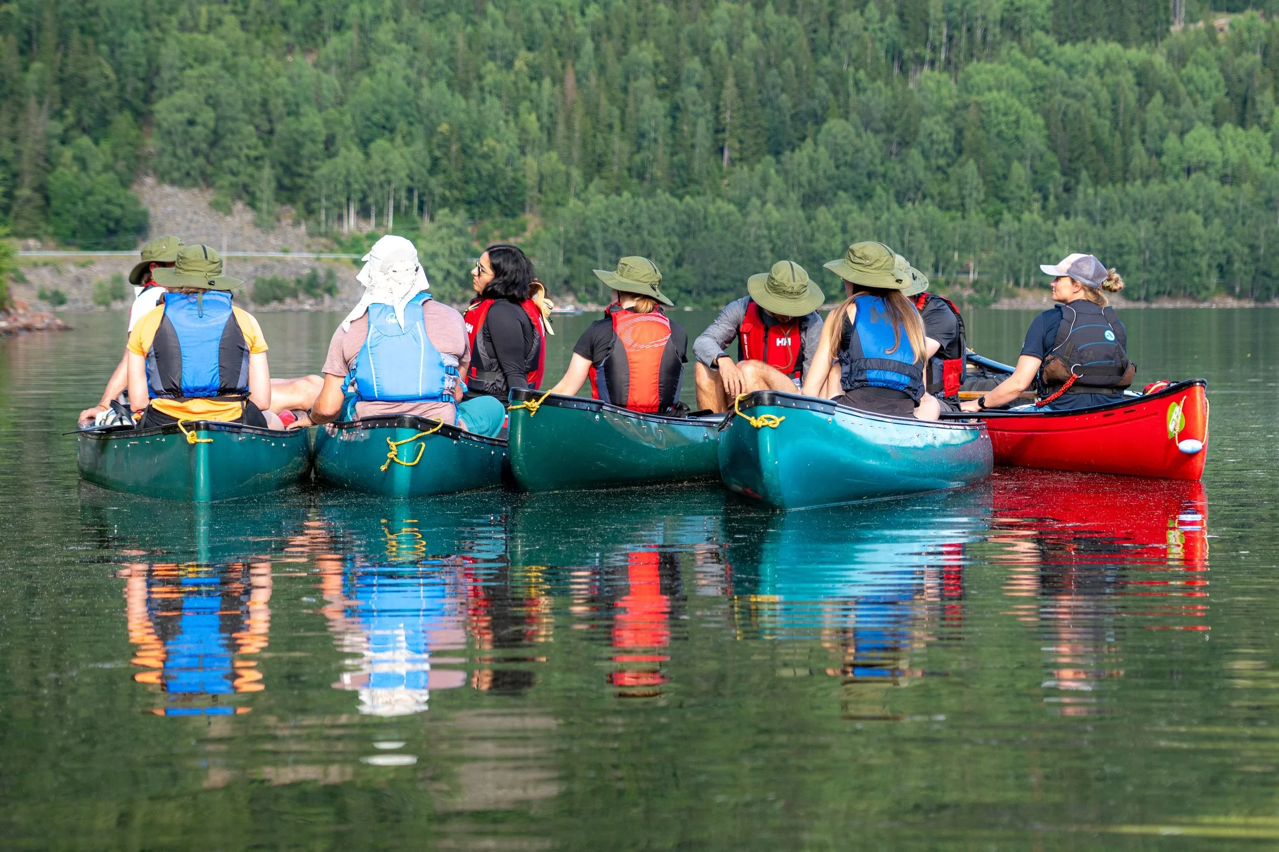 Leadership for Good Academy via wilderness canoe journey in Norway
