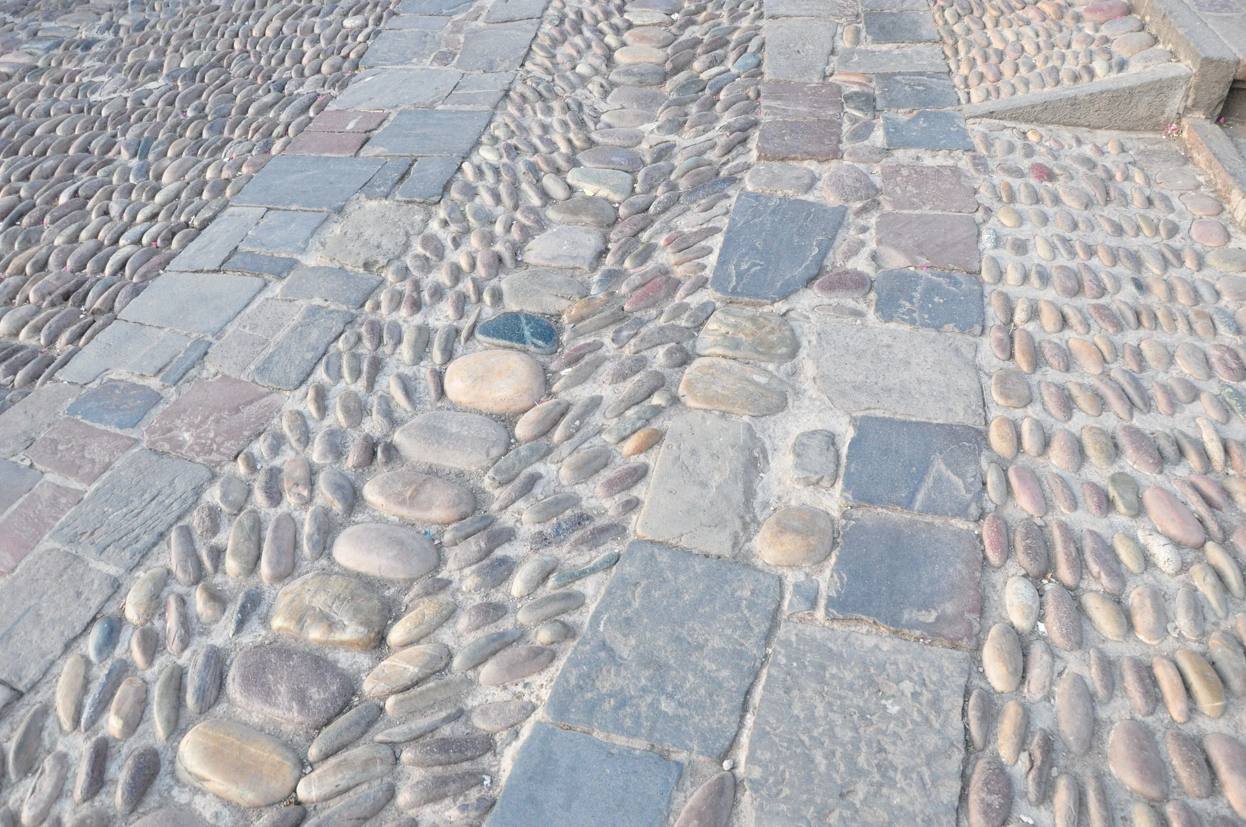  Beautiful old cobblestone streets. 