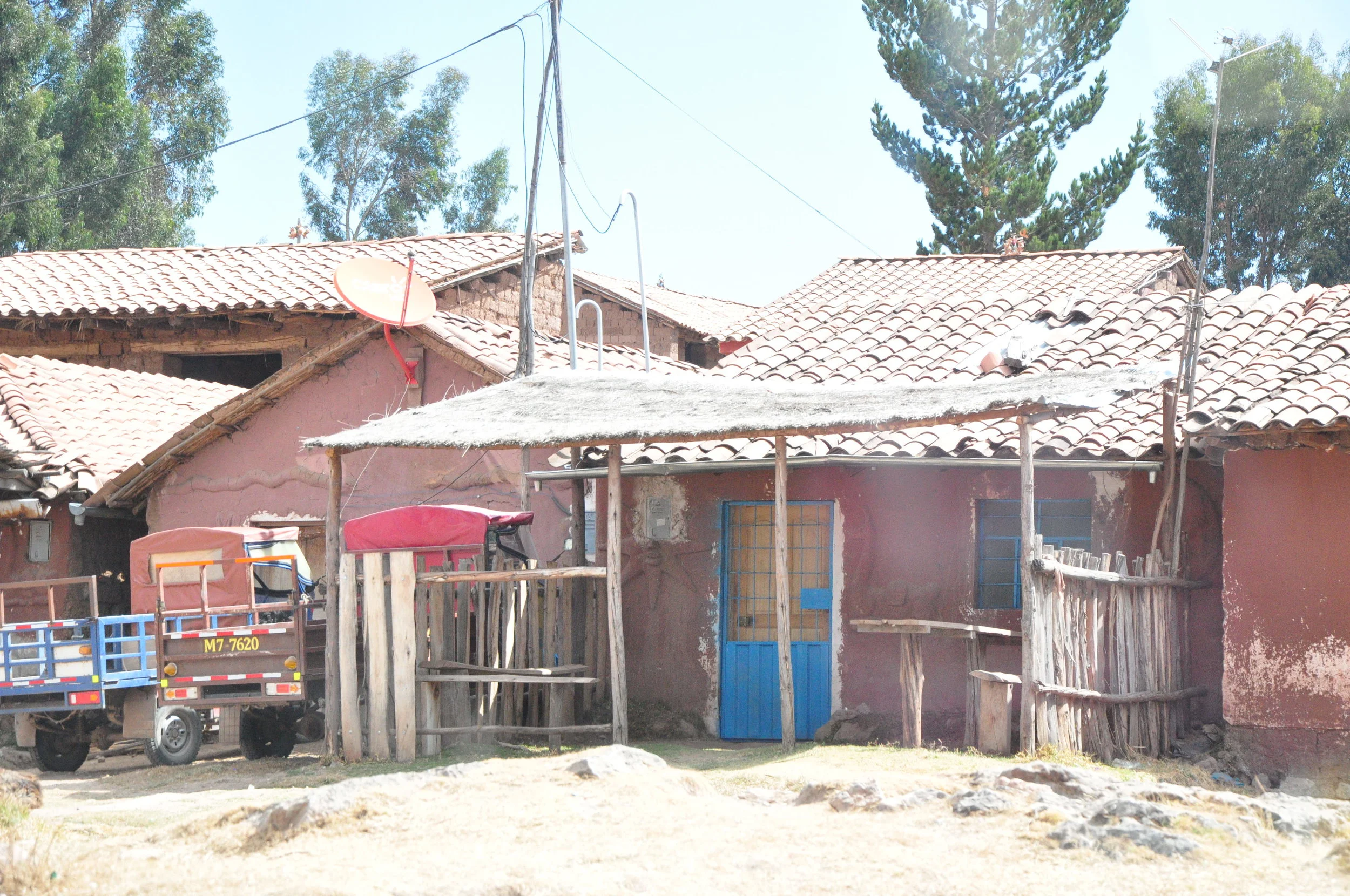 A typical Peruvian home in the countryside