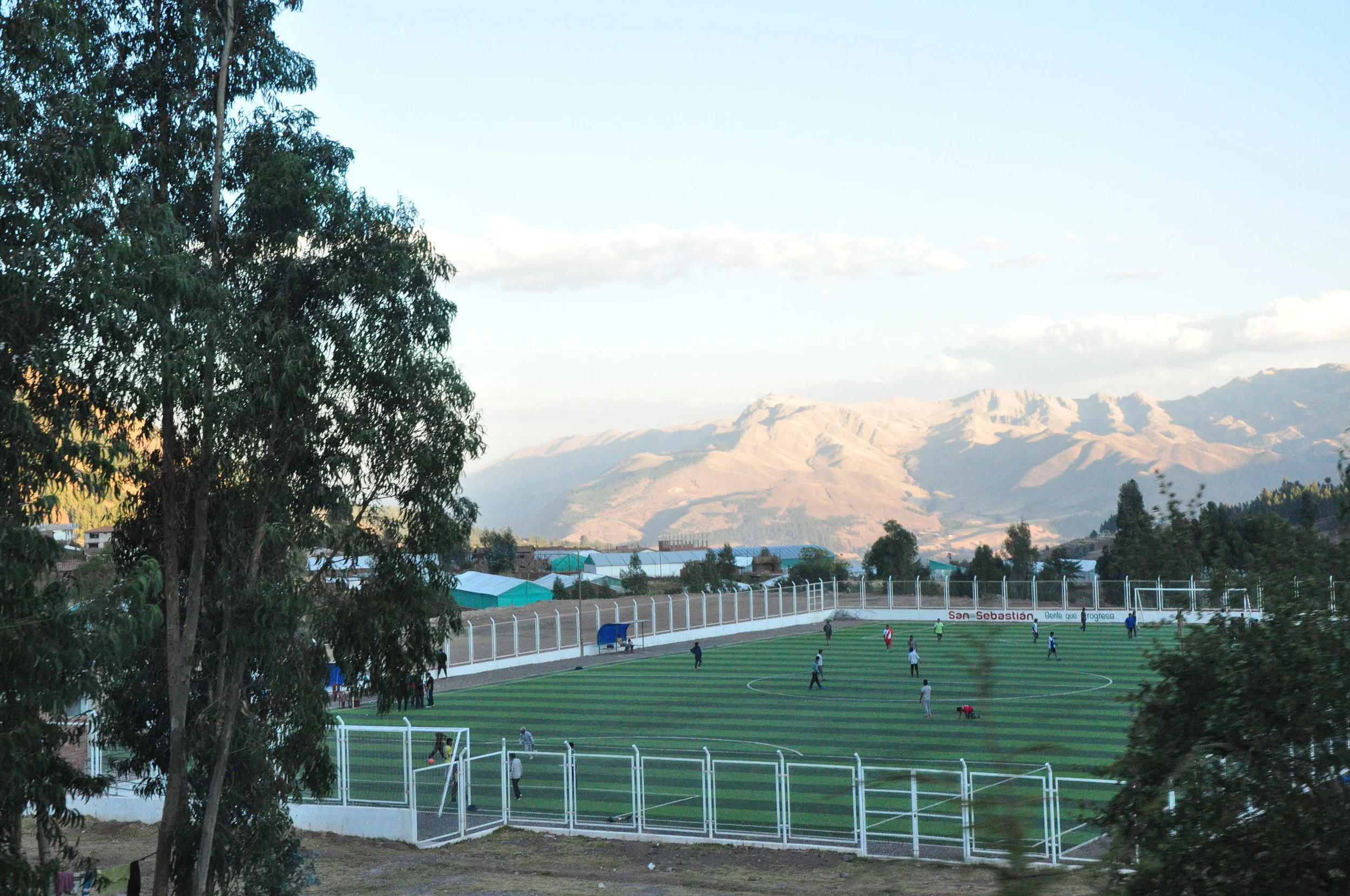  Soccer practice in Andes mountains 