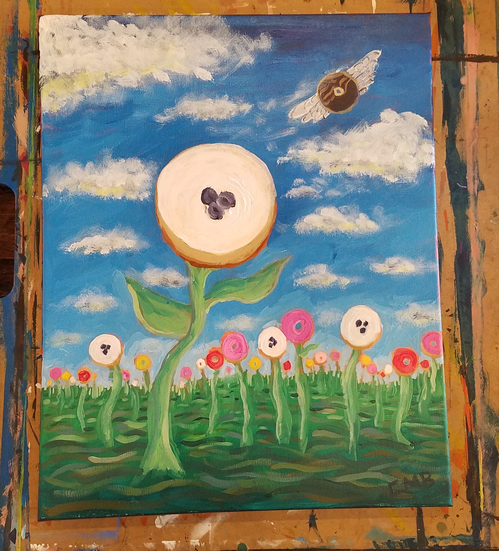 March 24th 2018 18 x 24 Acrylic on Canvas