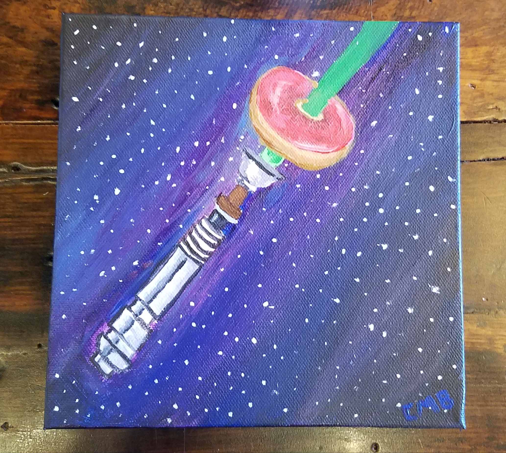 May 4th 2018 8 x 8 Acrylic on Canvas