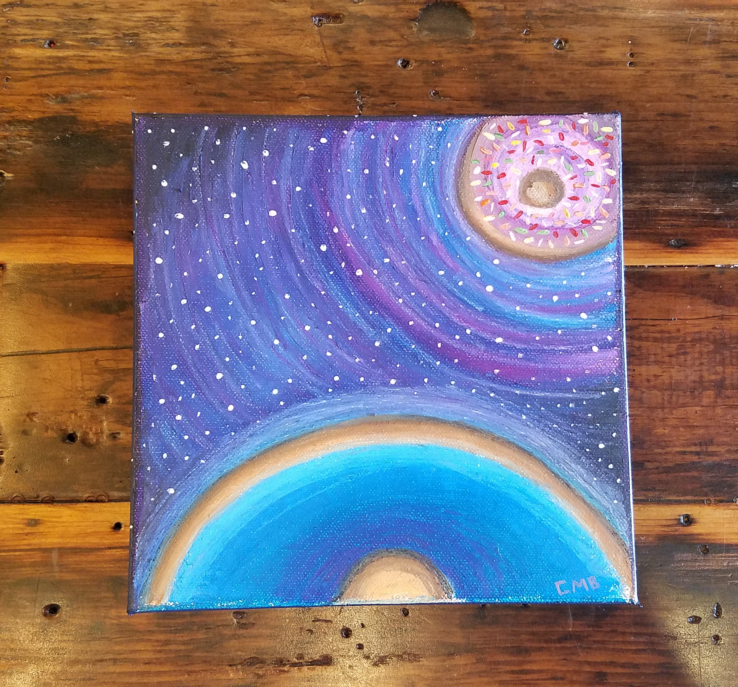 May 25th 2018 8 x 8 Acrylic on Canvas