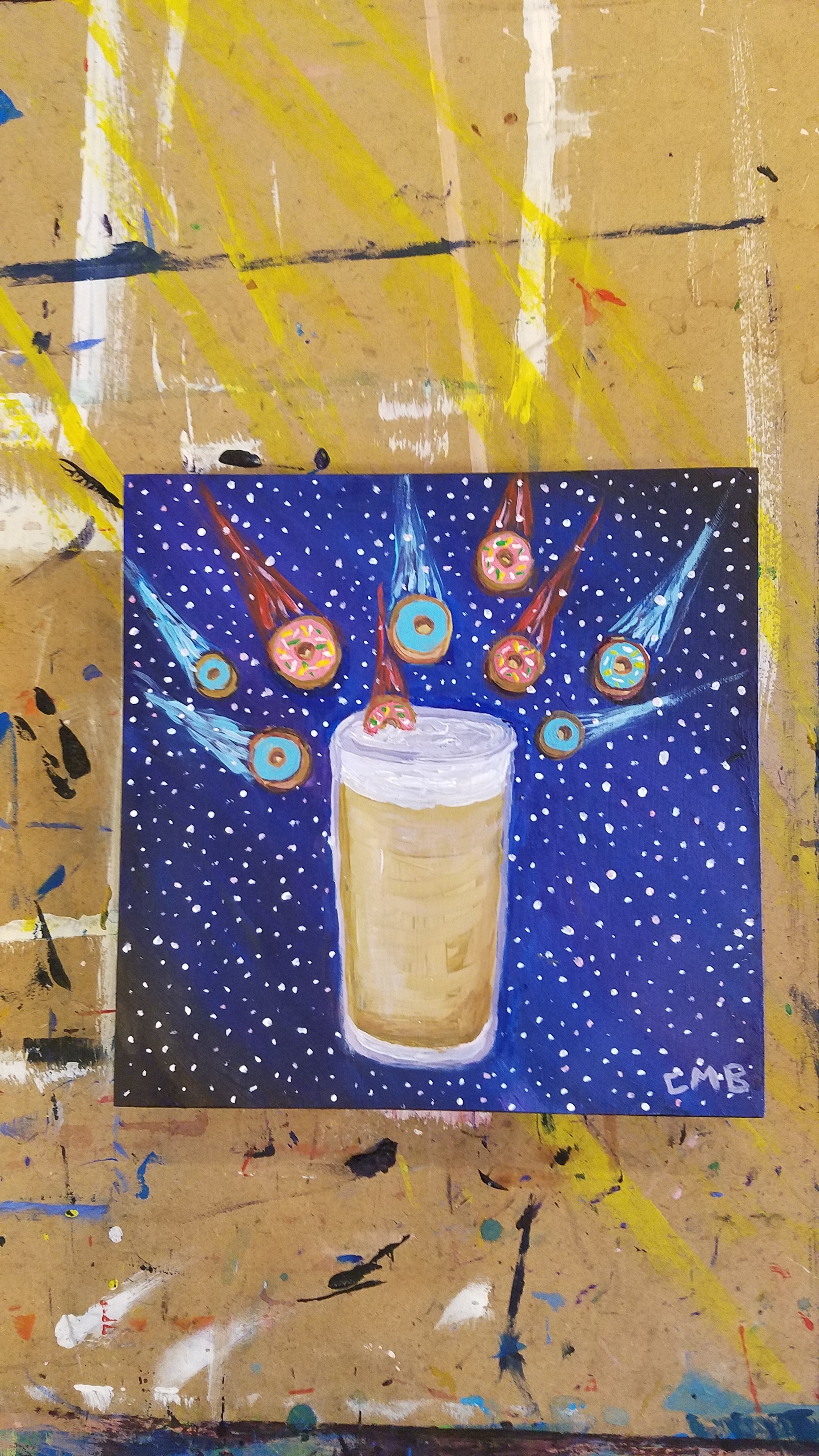 June 1st 2018 8 x 8 Acrylic on Canvas