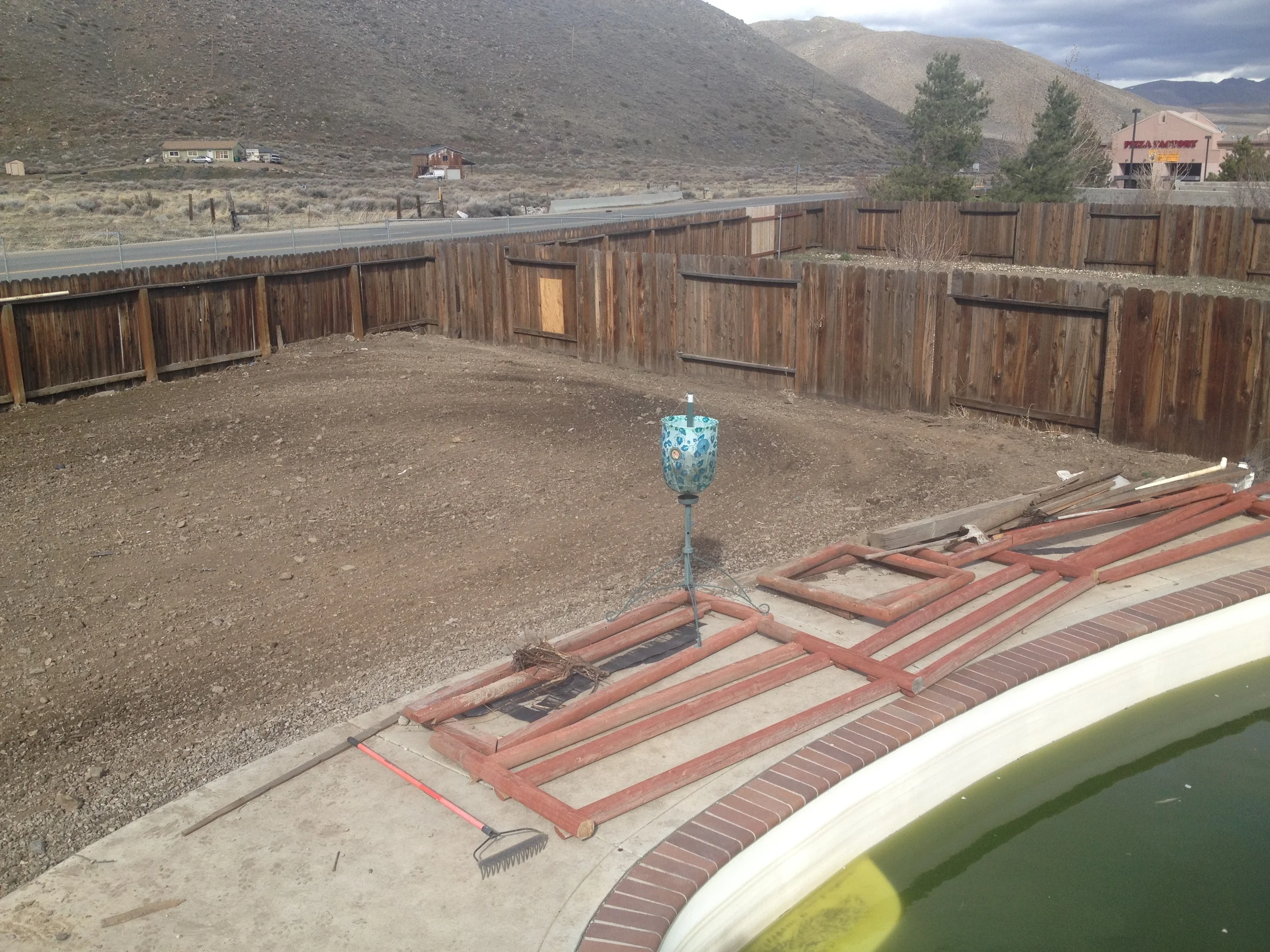 Backyard Grading and Haul Away