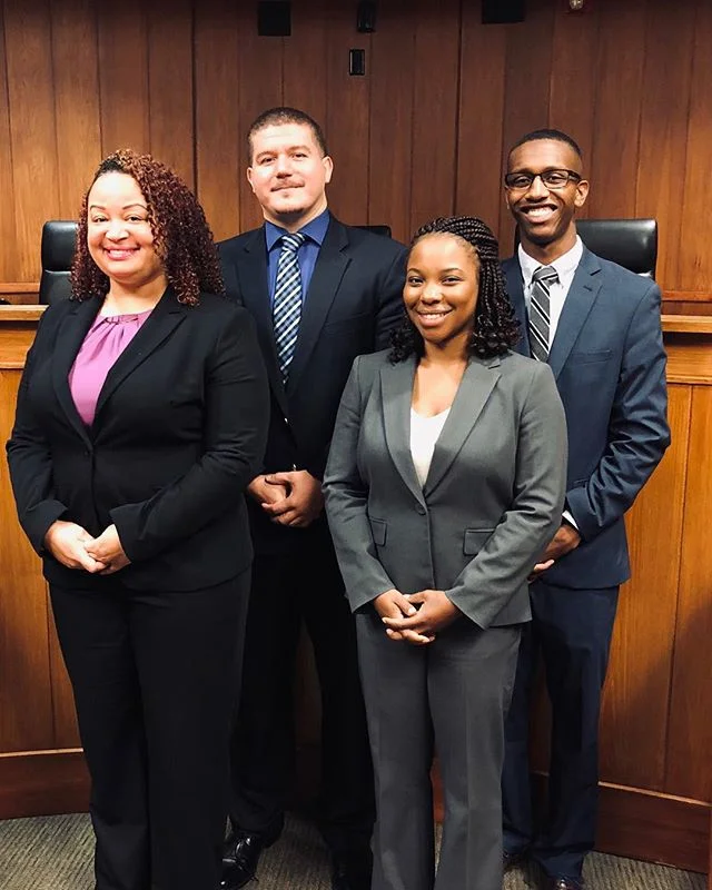 This morning students will compete in the Clifton E. Johnson Competition with the hopes of gaining membership to the Moot Court team. Good Luck to all Legal Eagles competing today! 🦅 #ncculaw #legaleagles #durhammaroons