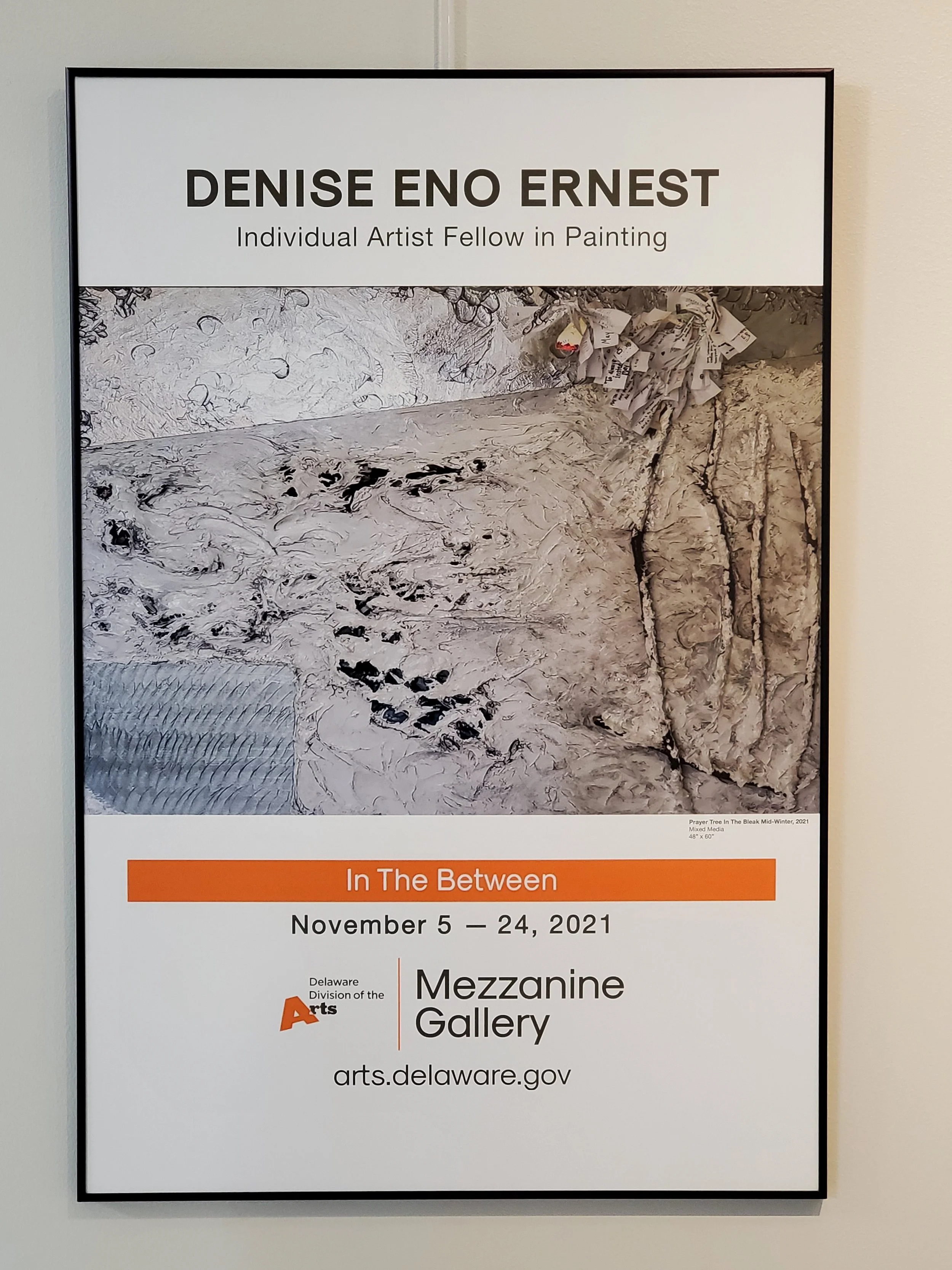 In The Between, Solo Exhibition - Mezzanine Gallery, Wilmington, DE