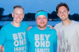 Clint Ussher (L - former Youth Pastor at Eagle), Rob Chagdes (middle - current Youth Pastor at Eagle), Ian Swyers (R - former Youth Pastor at Eagle).