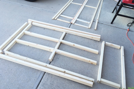 In pieces.