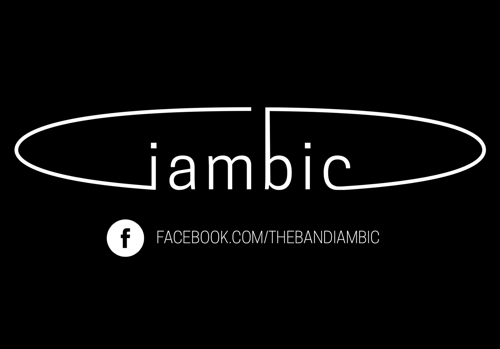 The bands logo. Sketched by one of the band members, Bryce. I took the sketch and cleaned it up for use on promotional items. Find The Band IAMBIC on Facebook.