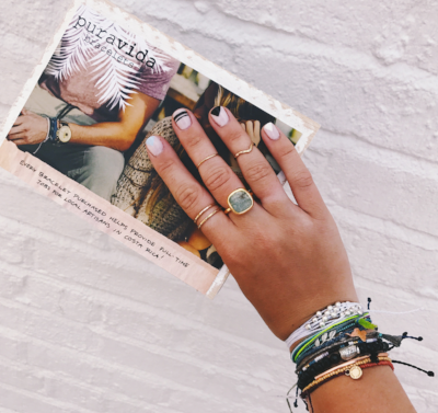 Join the purevida movement and stack your wrists with the summers freshest bracelets. Every bracelet purchased helps provide full-time jobs for local artisans in Costa Rica!