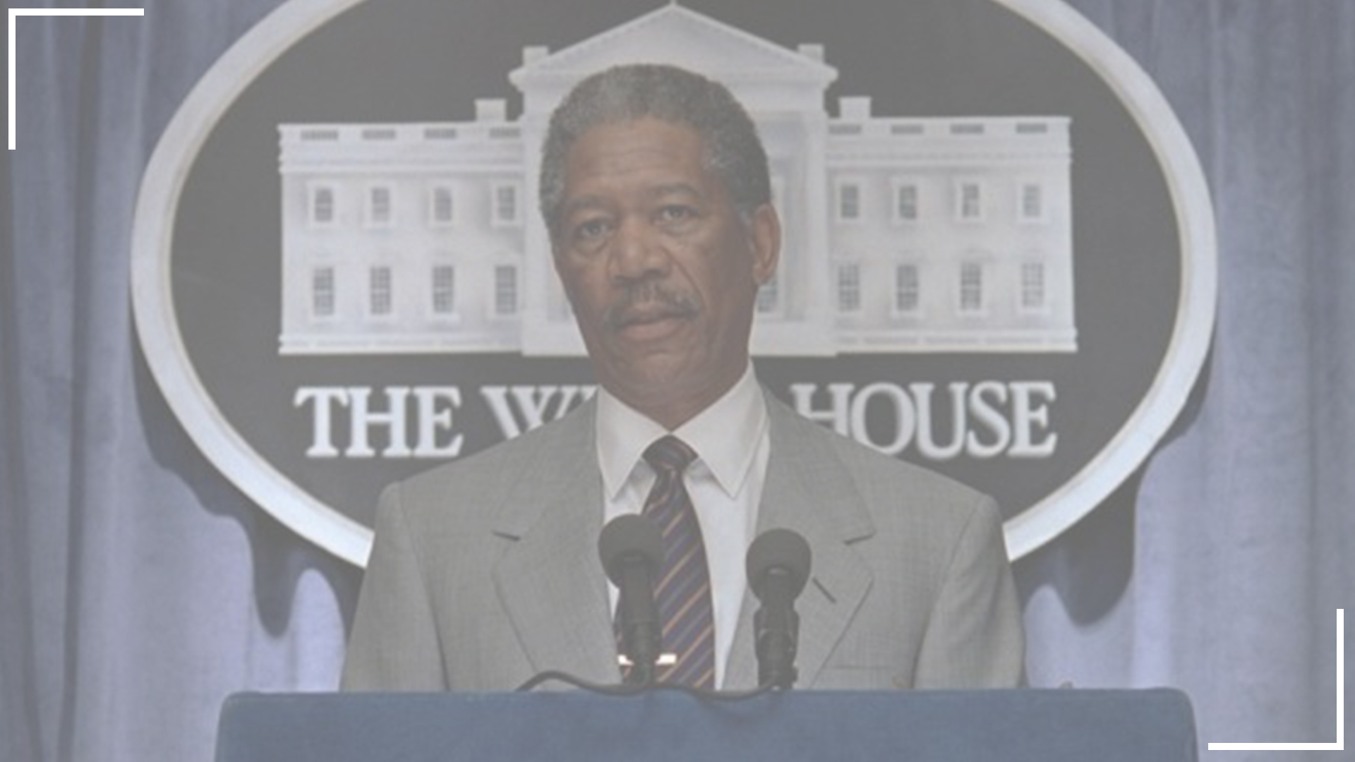 Morgan Freeman as President Tom Beck in Mimi Leder's Deep Impact.