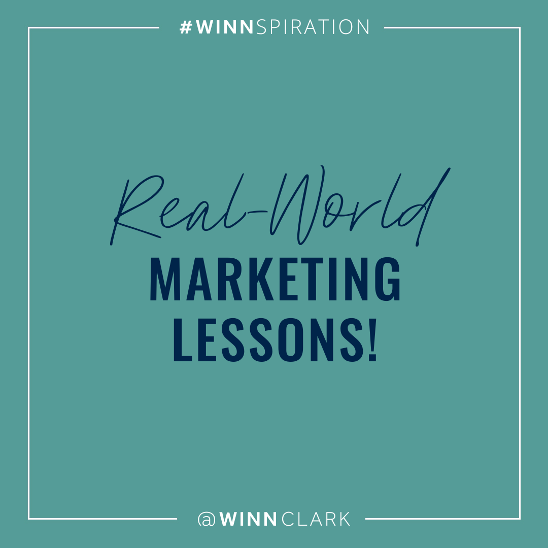 Real World Marketing Lessons!
