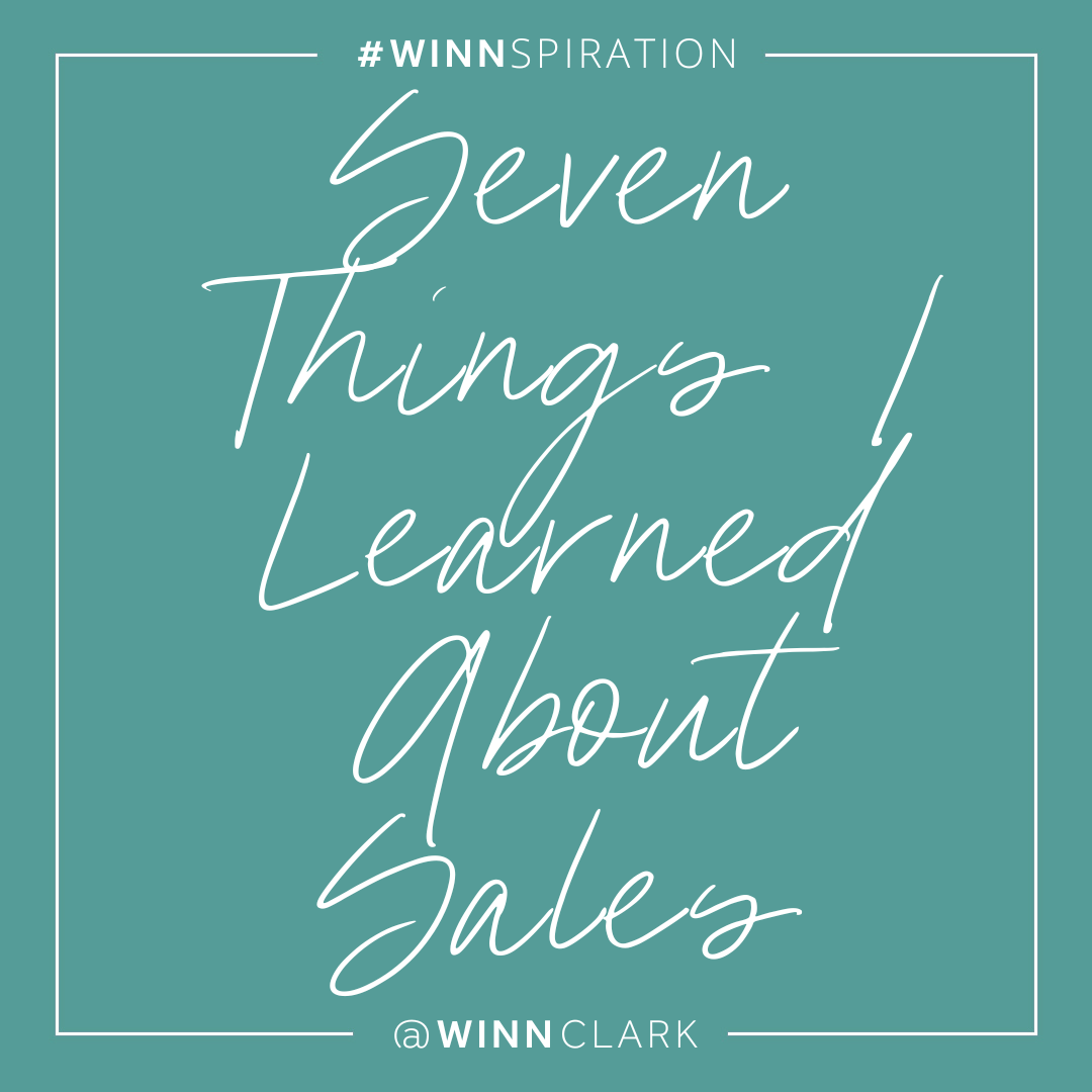 7 Things I Learned About Sales