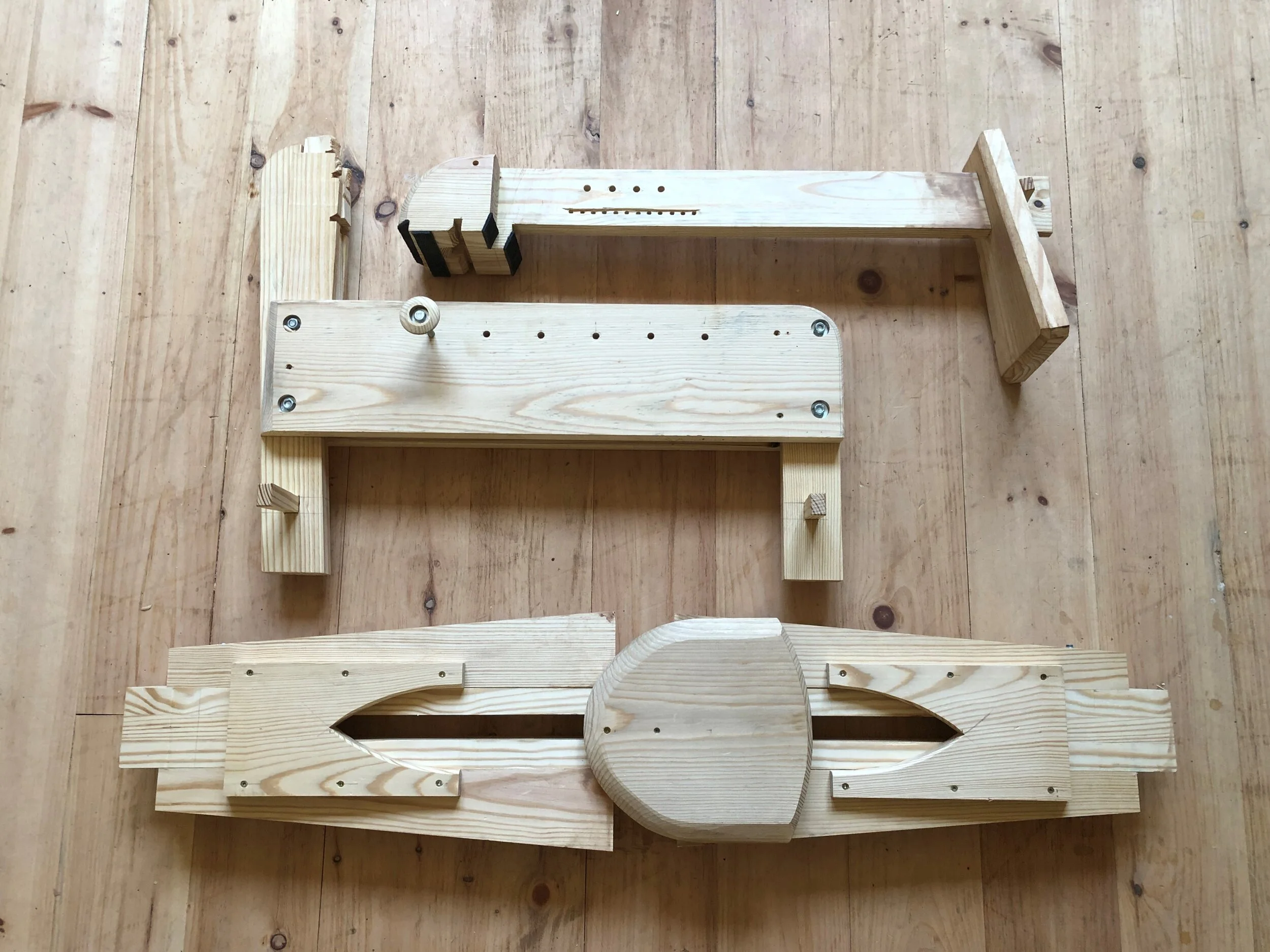 Foldable Bowl Horse- bowl carving tools