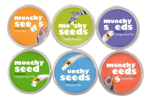 Handpainting for Munchy Seeds Packaging