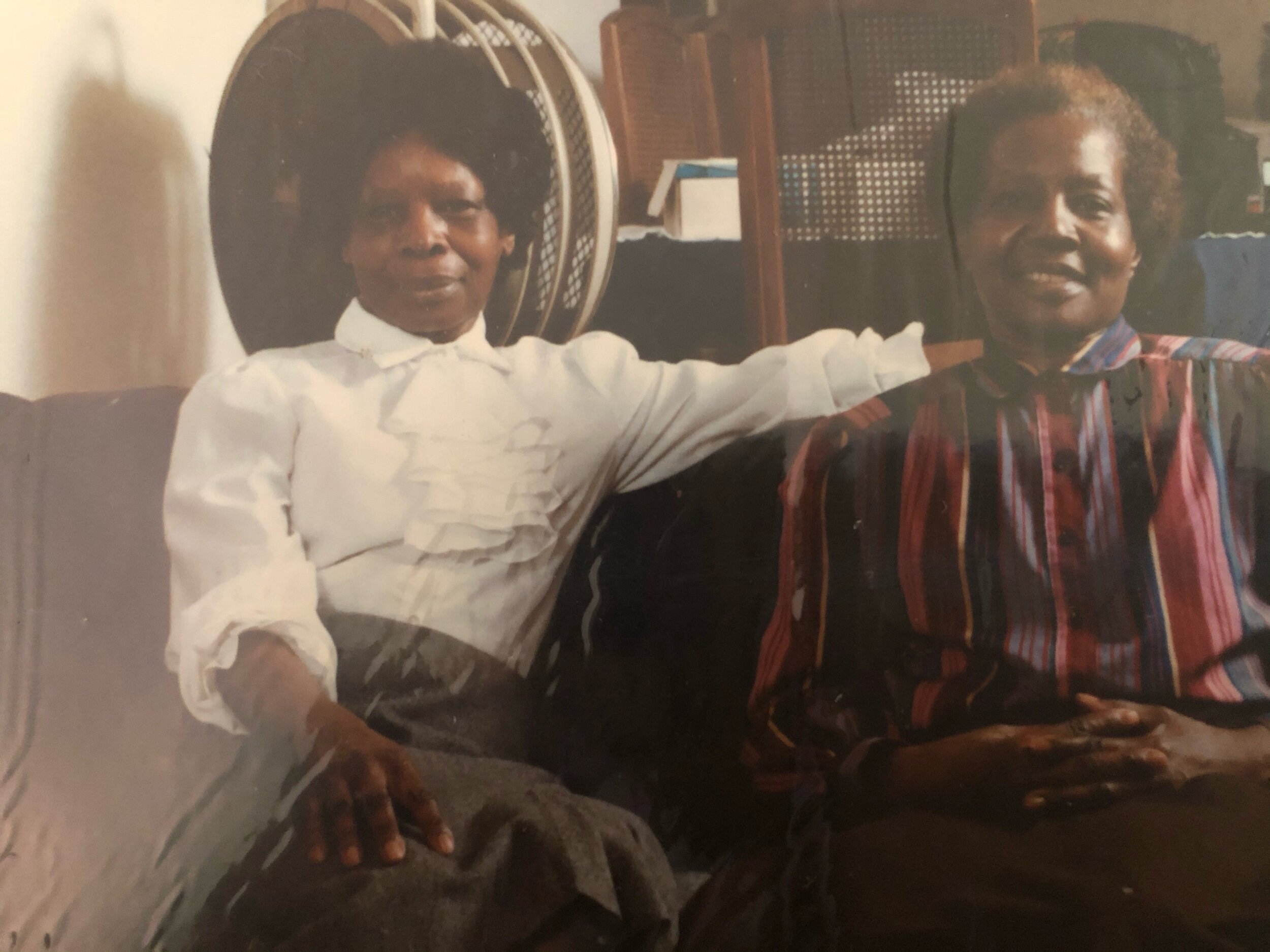 Aunt Sallie (left); Grandma Elizabeth (right)