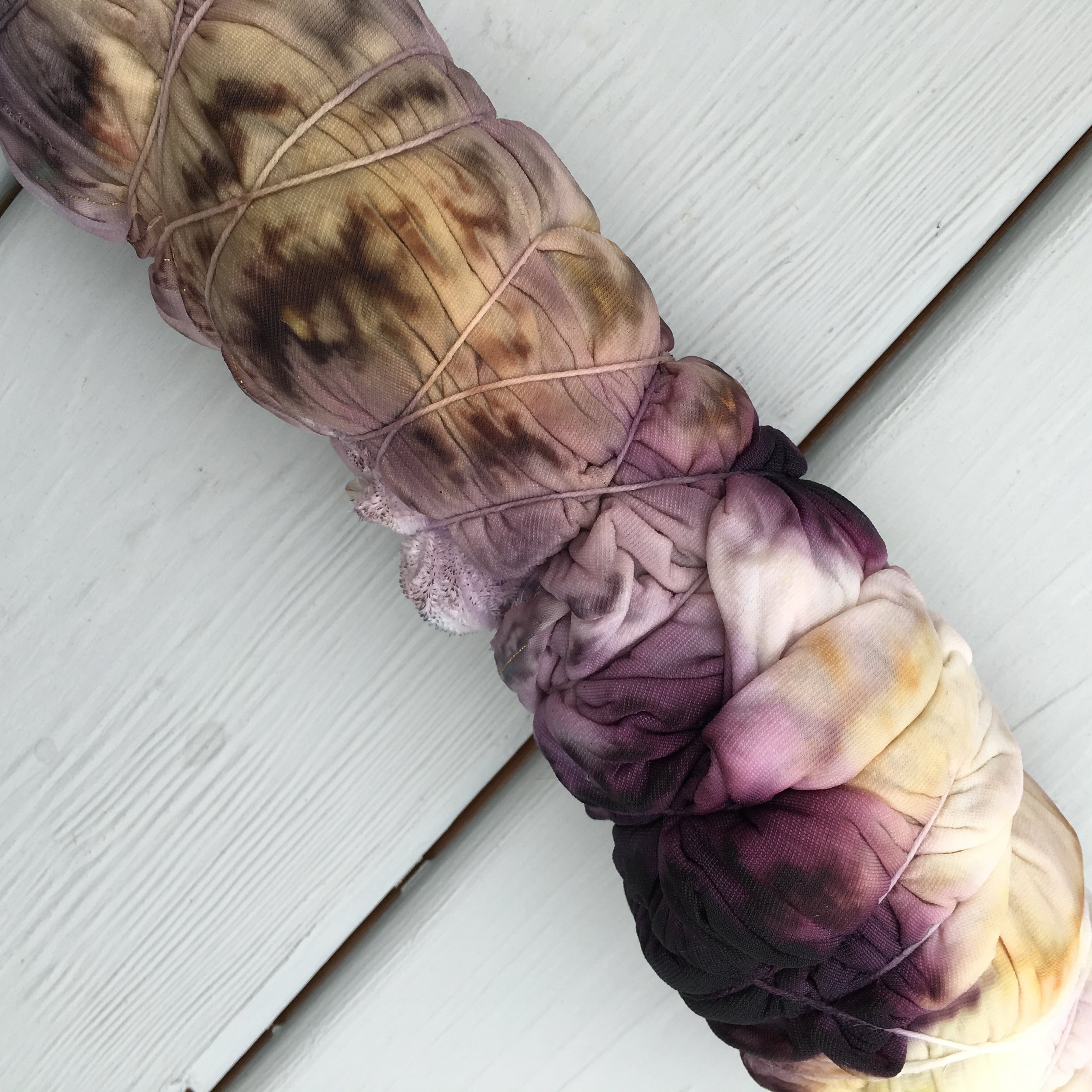Bundle Dyed Wedding Table Flowers