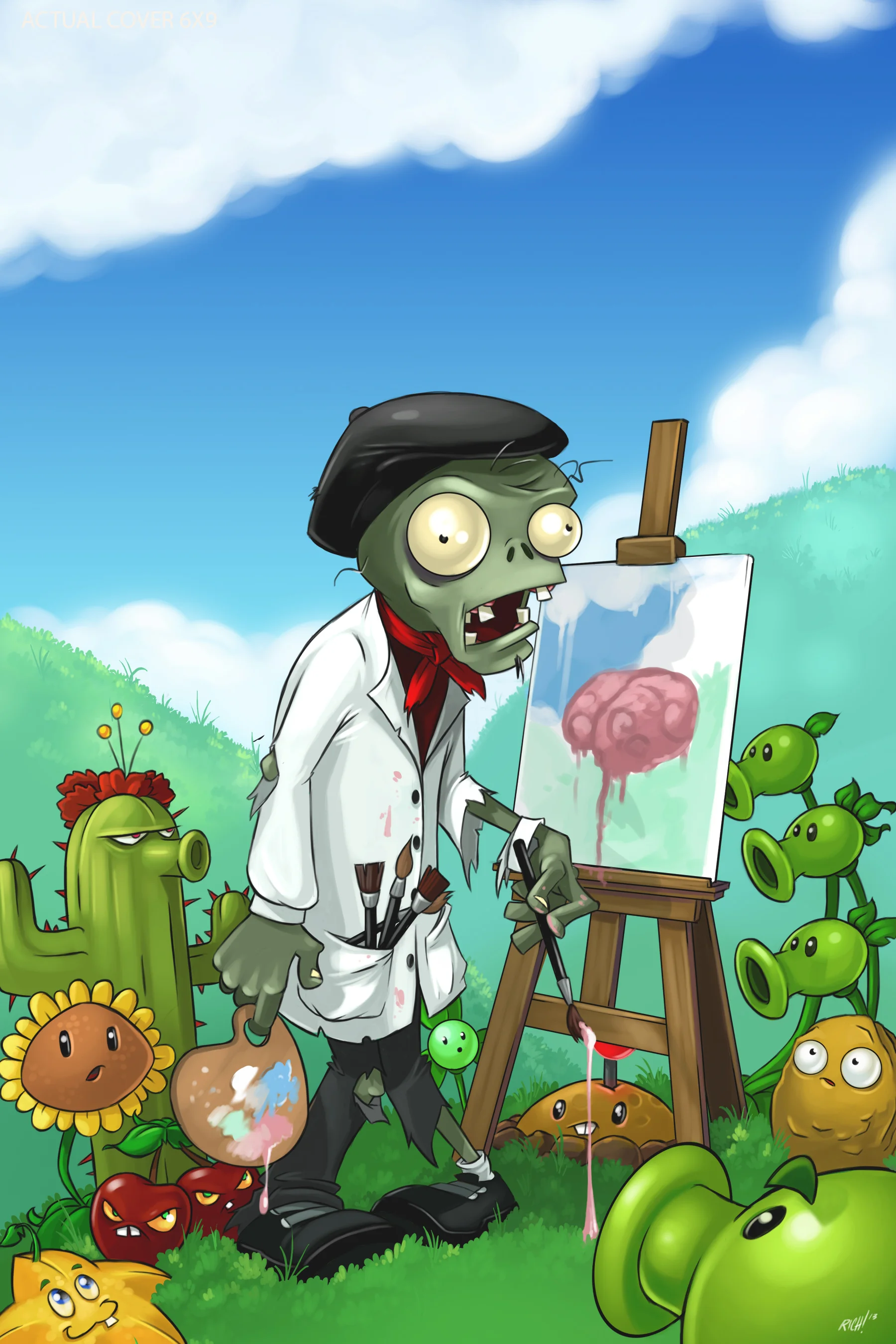 The Art of PVZ book cover.