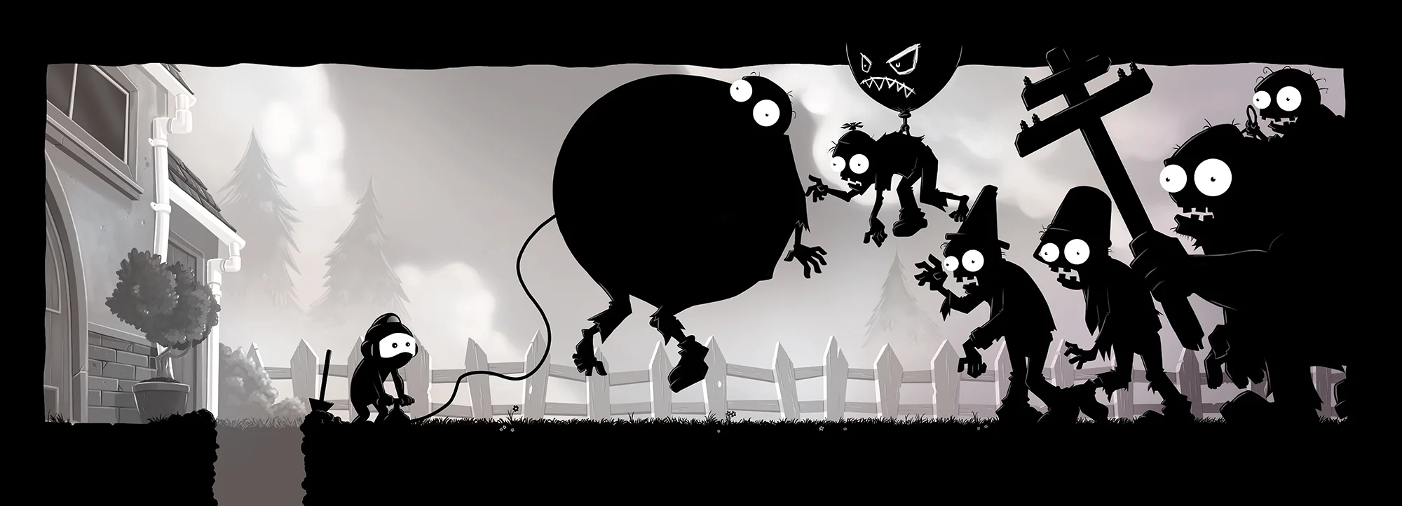 Dig Dug VS Plants VS Zombies