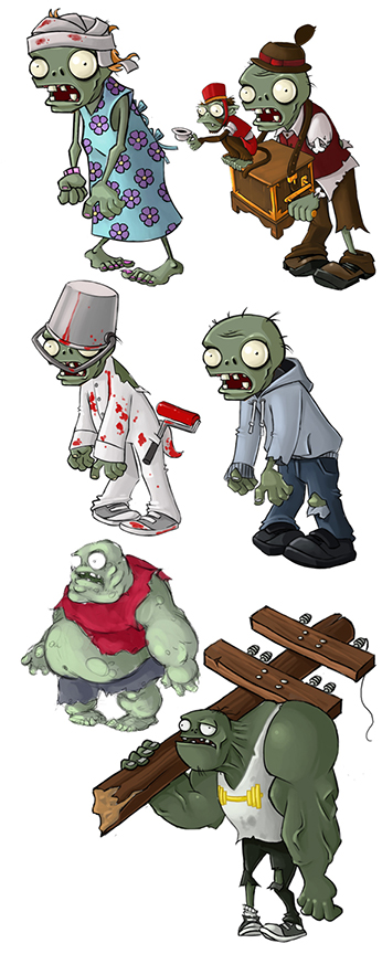 Rich Werner  Plant zombie, Plants vs zombies, Zombie party