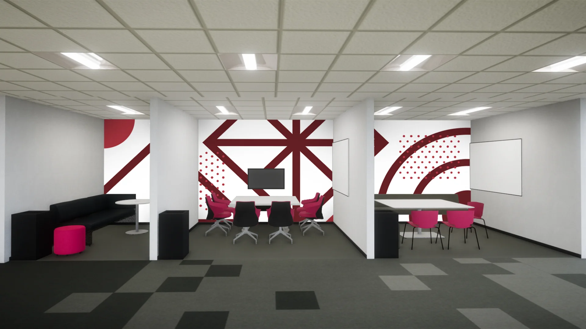 Meeting room wall vinyl 1.