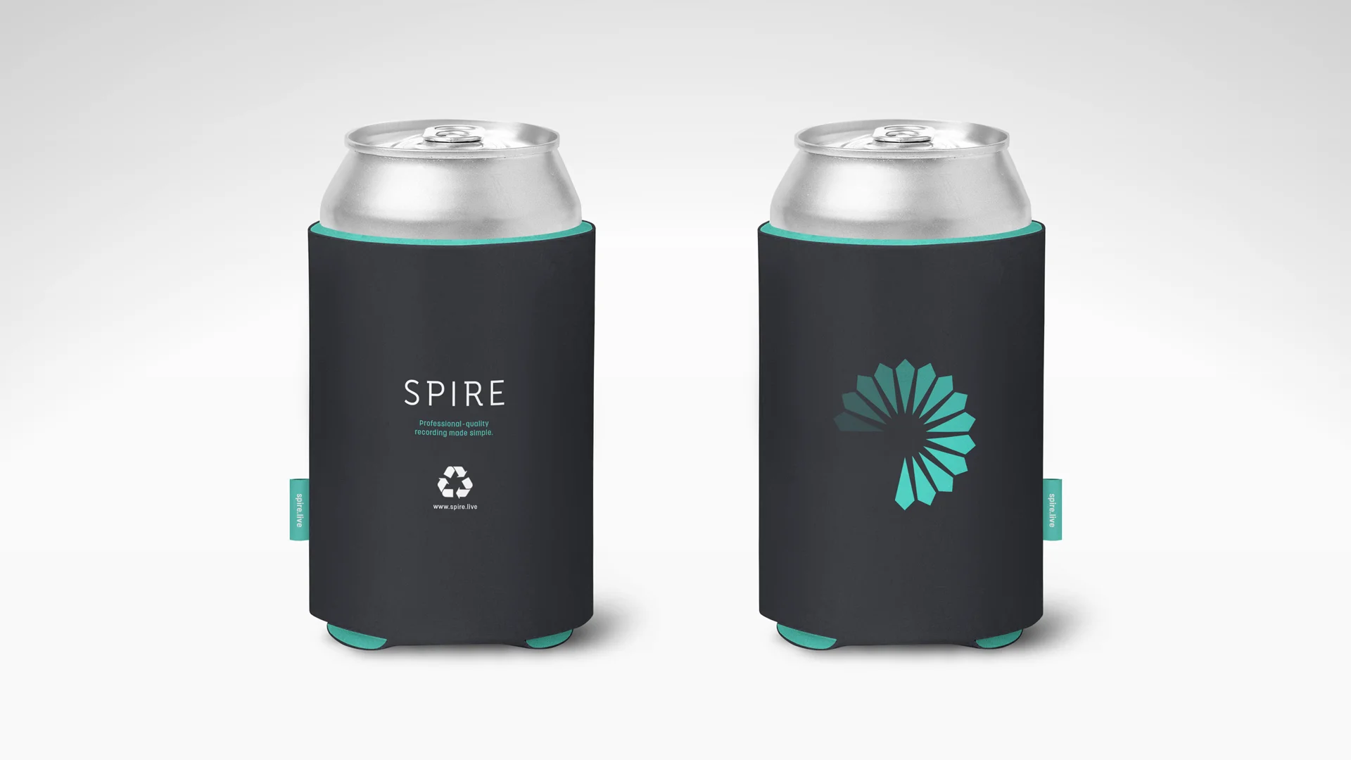 Drink can koozie merch.