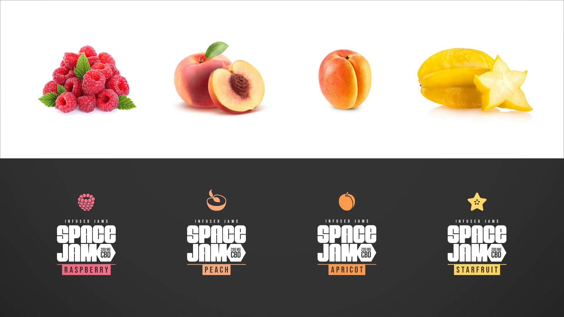  Space Jam front labels. 