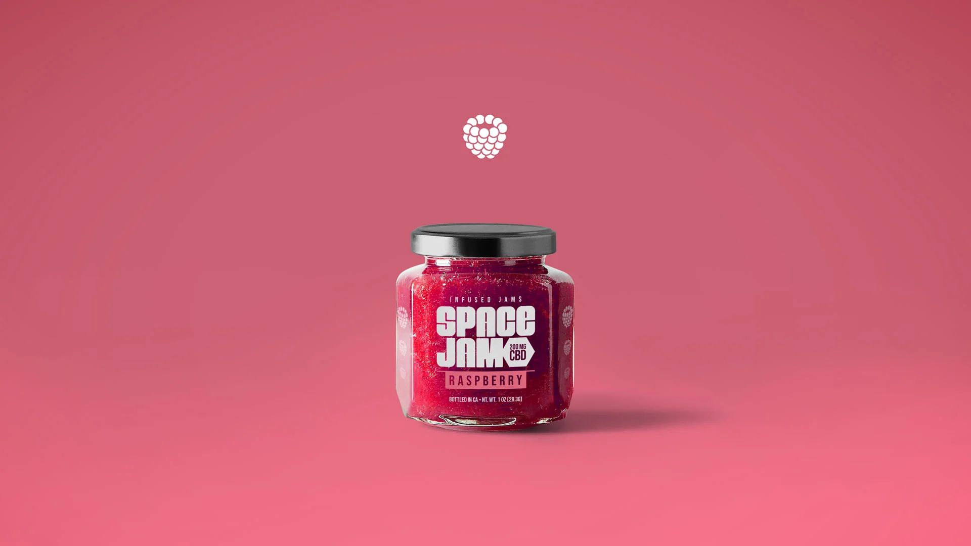  Raspberry jar label. 