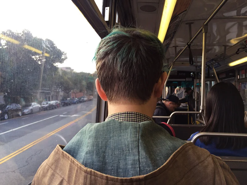 i was taken by your blue forelock