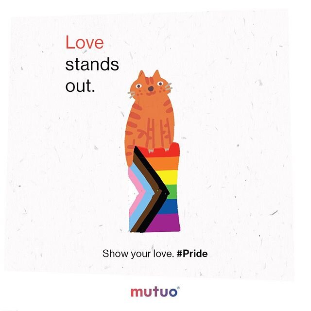 Celebremos el deseo de vivir en un mundo donde el amor nunca se esconda. #Pride #elamoresmutuo