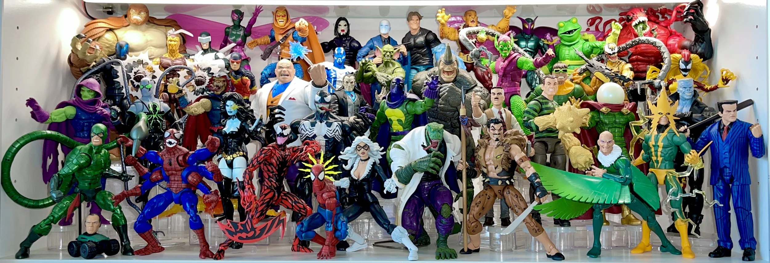 Spider Man Villains shelf