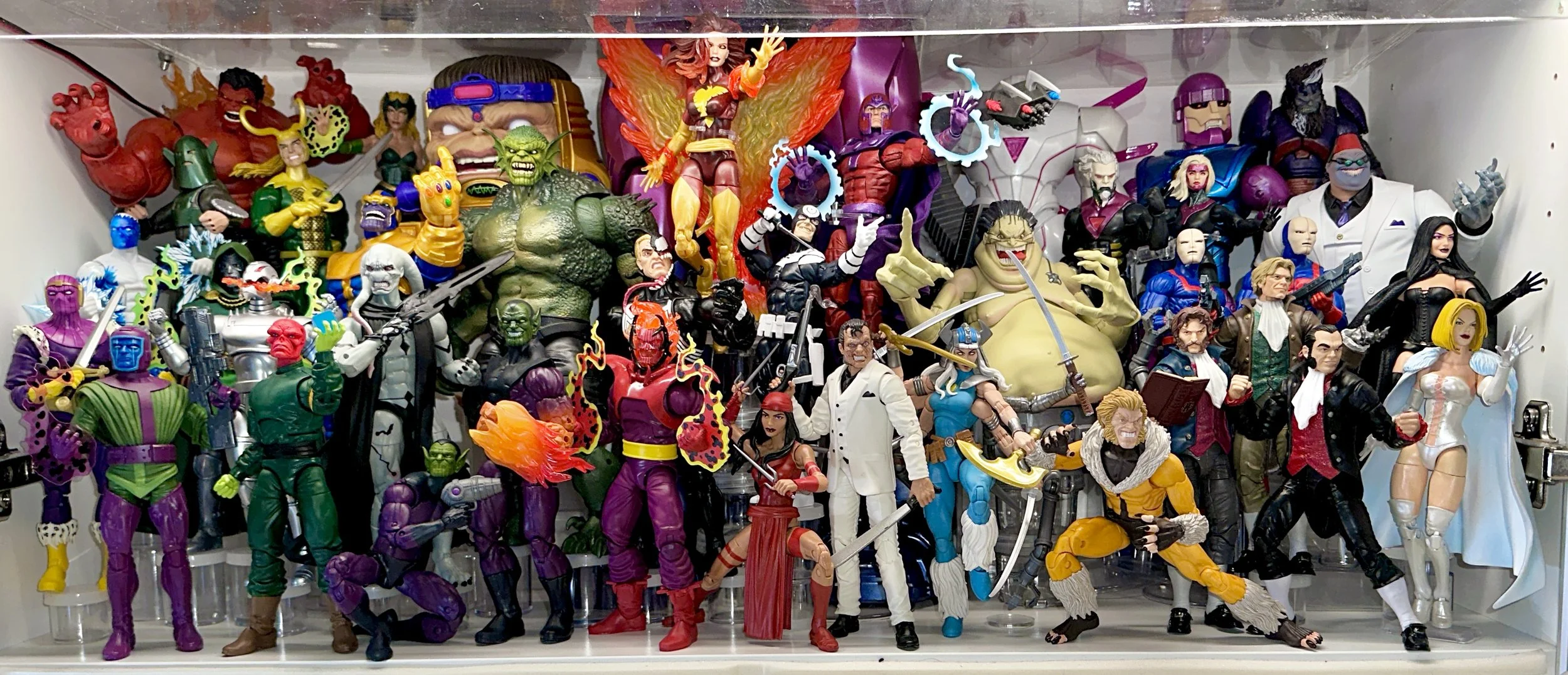 Marvel Villains/X-Villains shelf