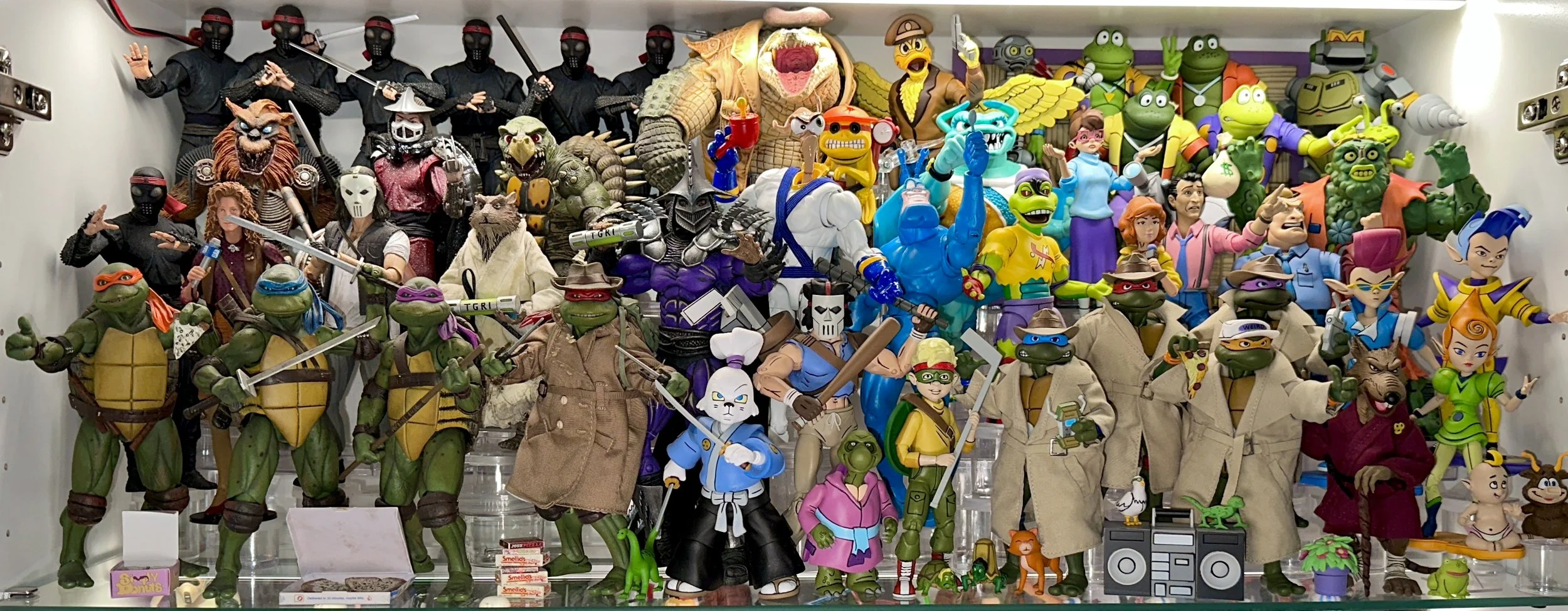 Neca Movie Turtles/Toon Turtles Heroes shelf