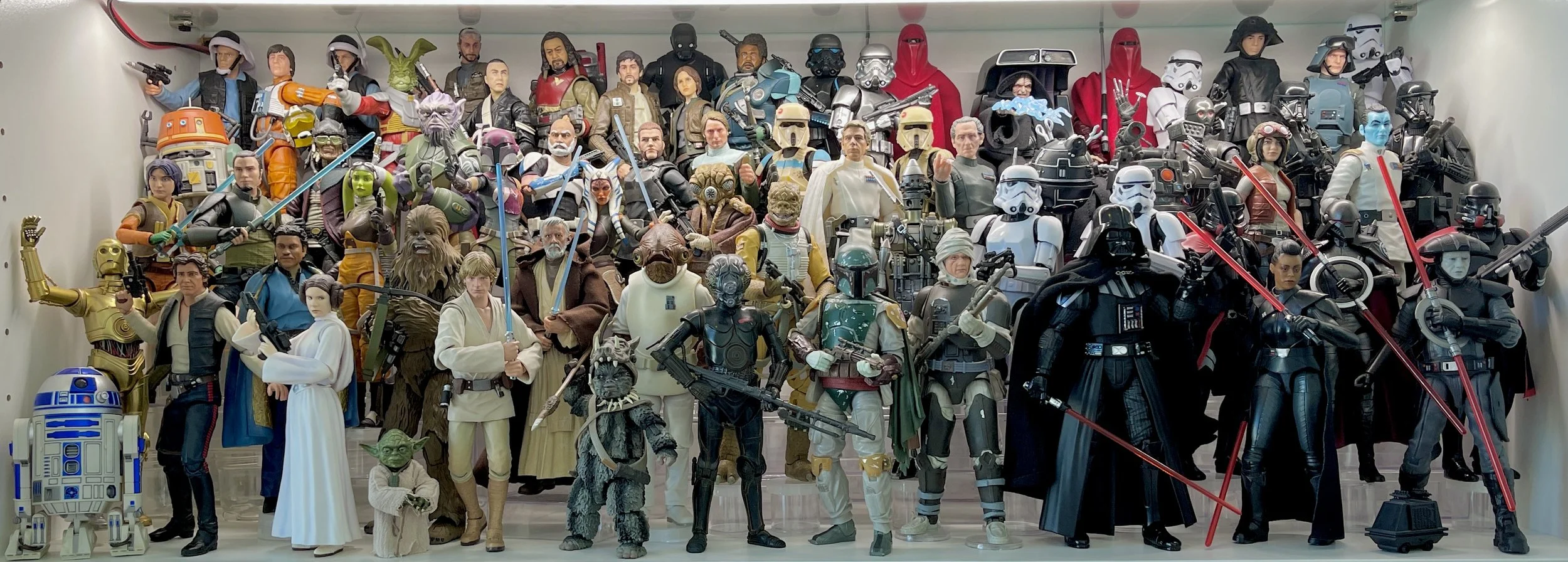 Star Wars Original Trilogy/Rogue One/Rebels shelf